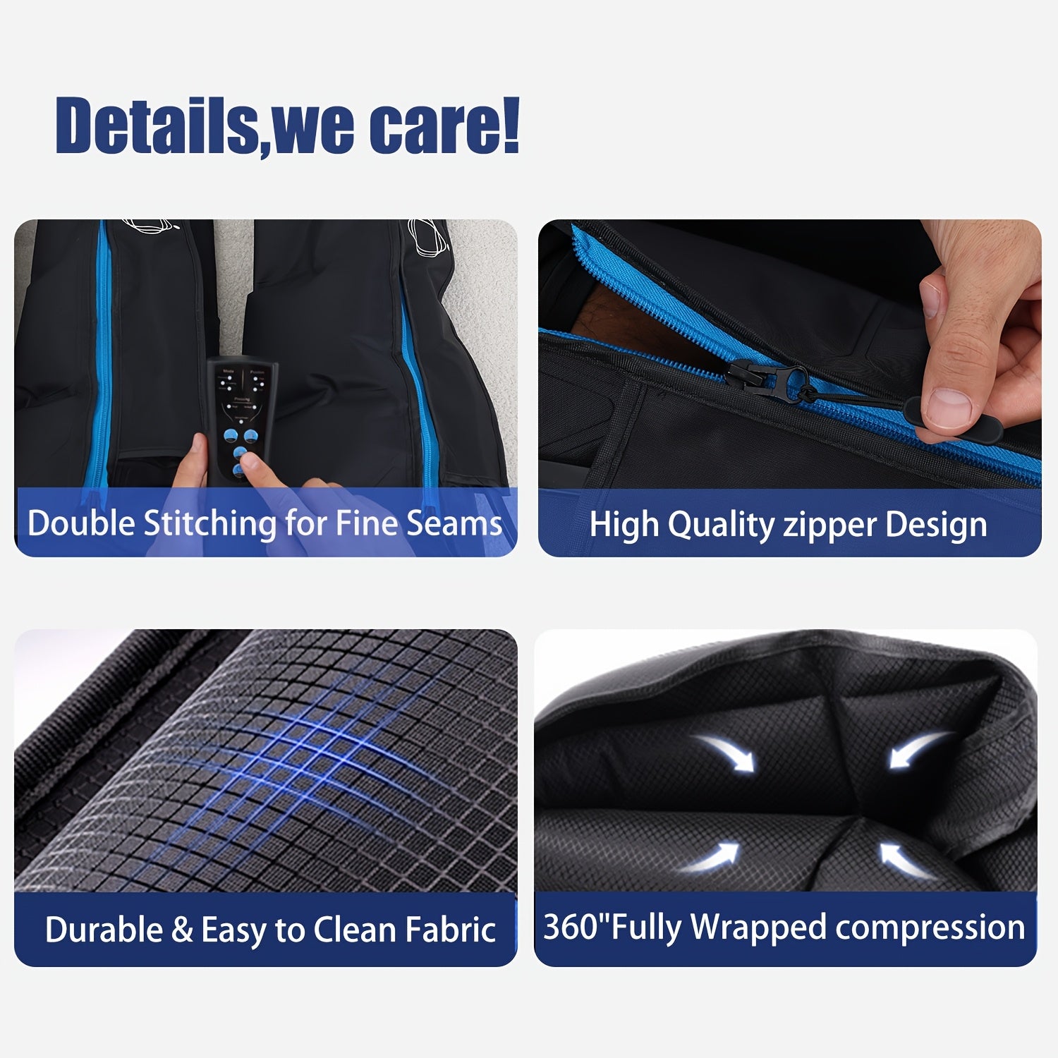 Full leg Massager System with Dynamic Compression Technology