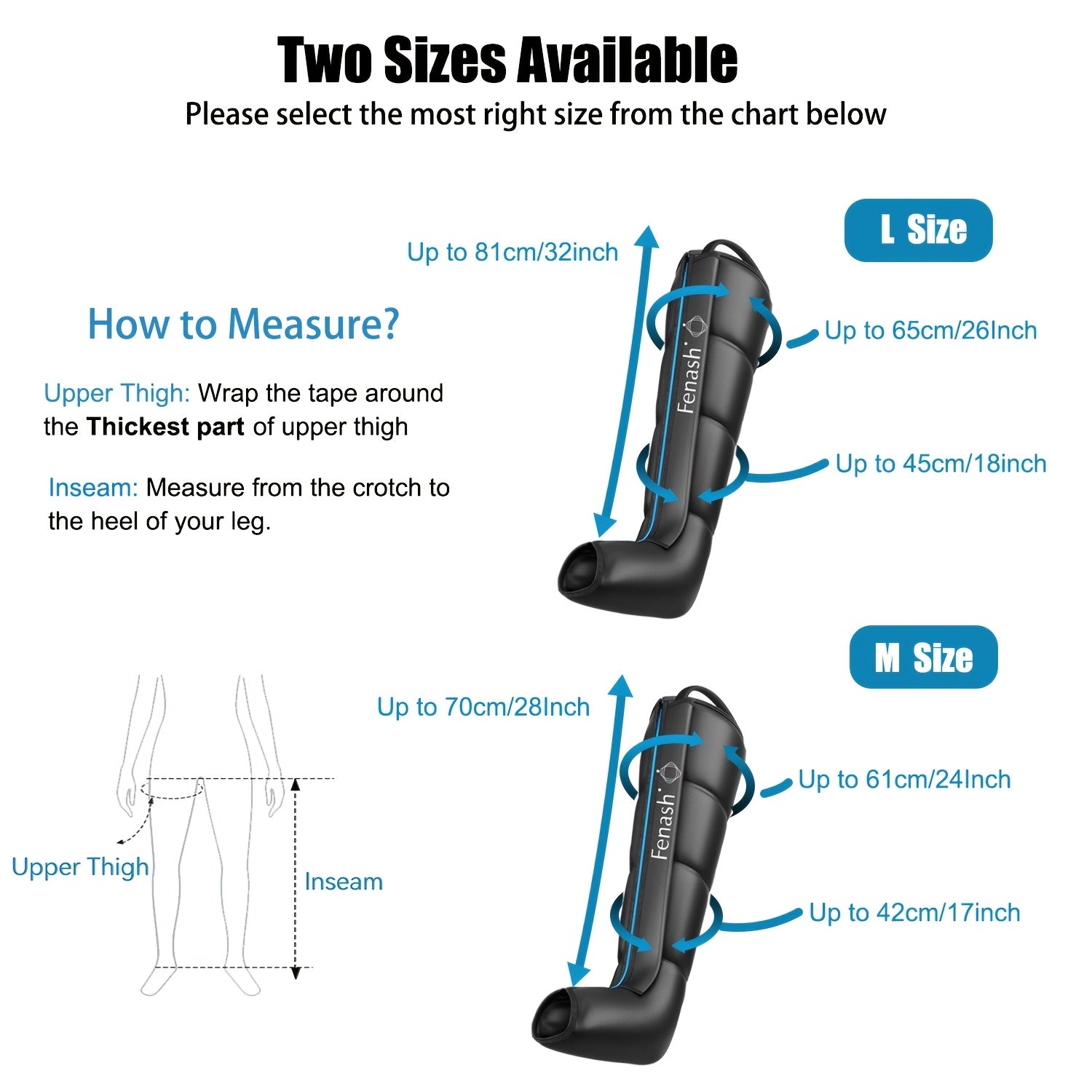 Full leg Massager System with Dynamic Compression Technology