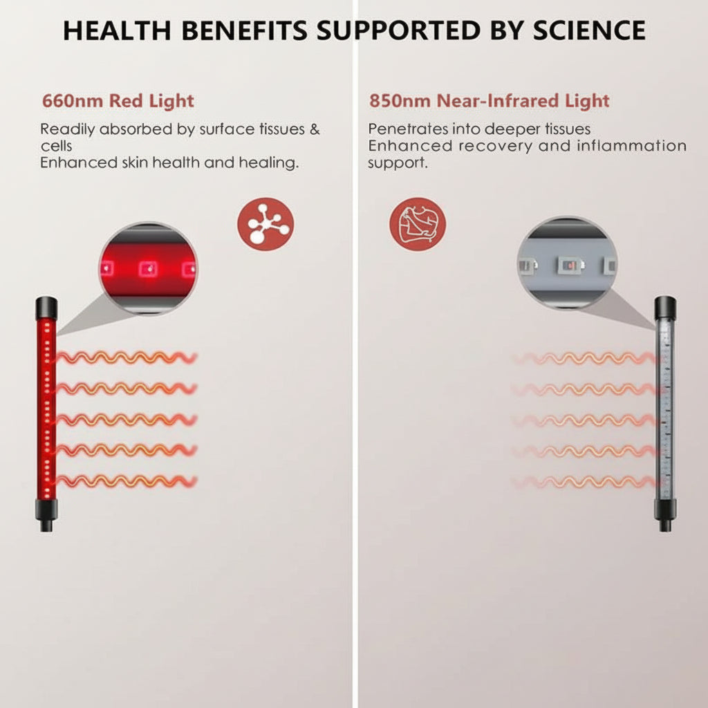 Near Infrared Light Panel Red Light Lamp with Adjustable Stand